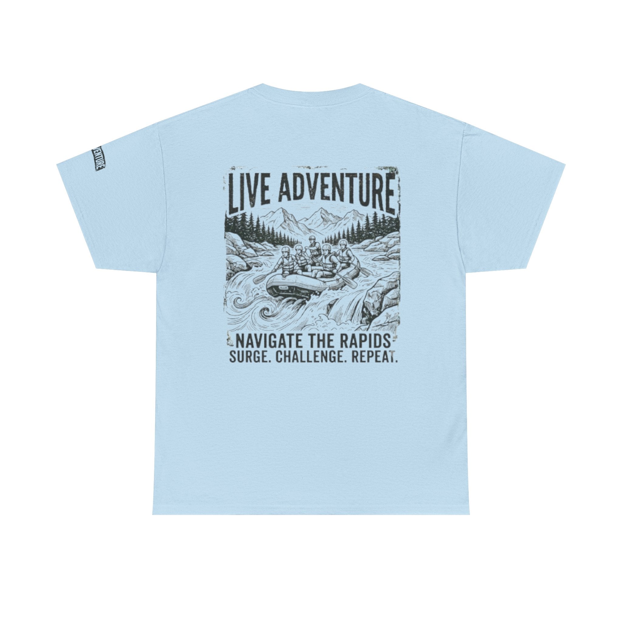 "Live Adventure - Rafting" Premium Graphic Tee