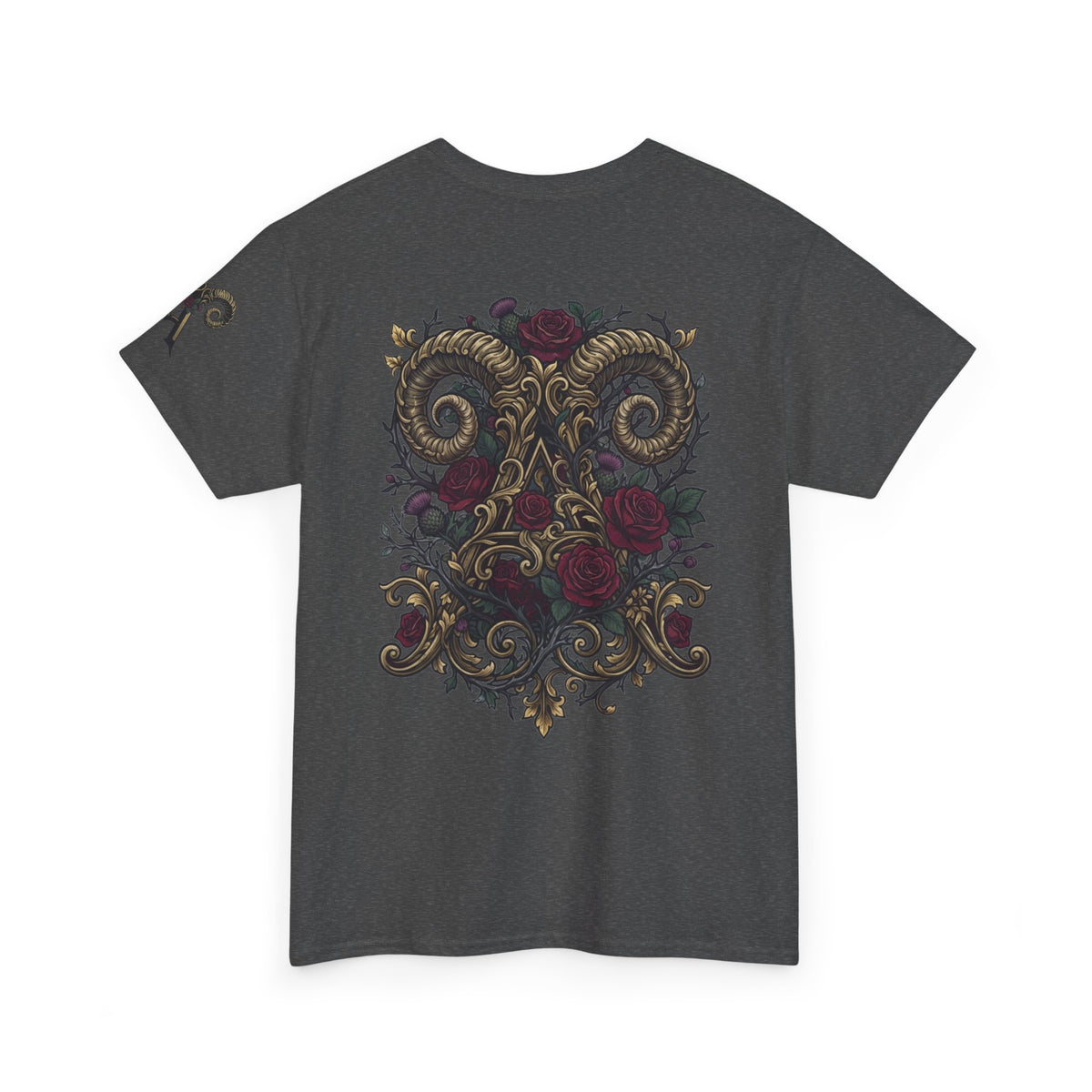 Floral Monogram Aries Premium Graphic Tee