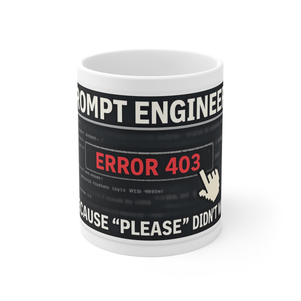 Politeness Failed. Try Fear™ | 11oz Mug