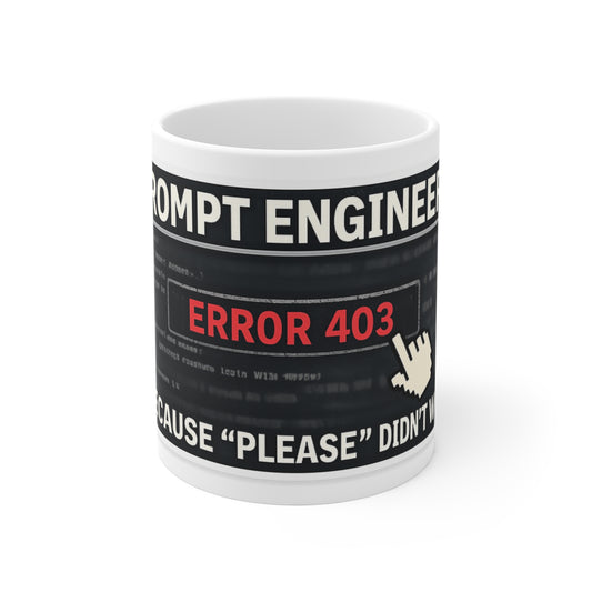 Politeness Failed. Try Fear™ | 11oz Mug
