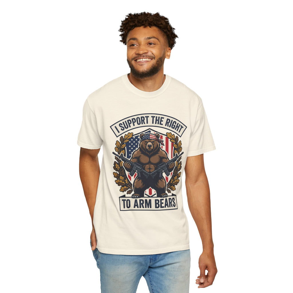"Right to Arm Bears" Unisex Garment-Dyed Tee