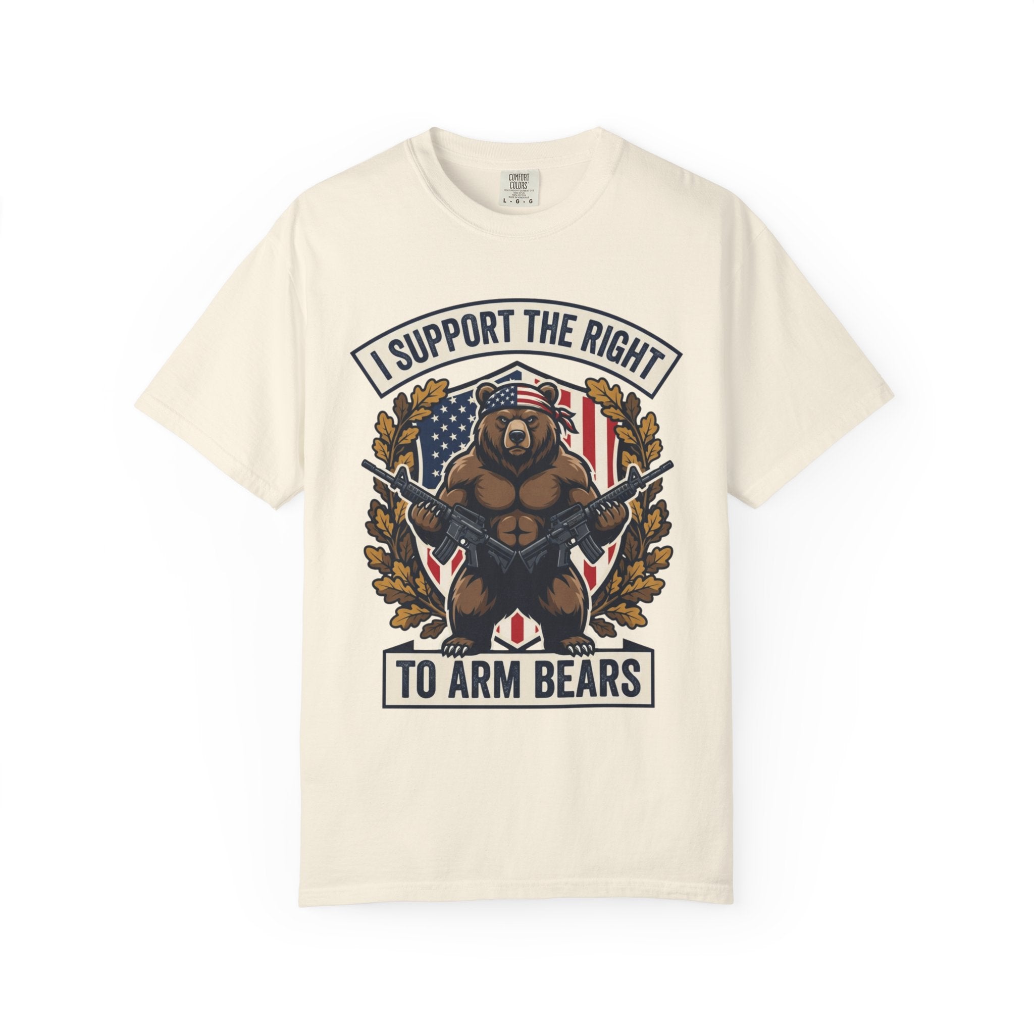 "Right to Arm Bears" Unisex Garment-Dyed Tee