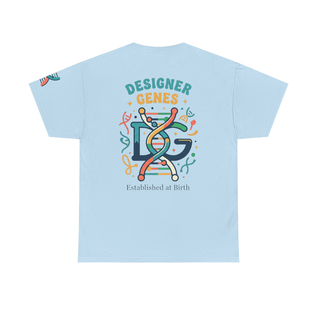 Color: Light Blue | Designer Genes Premium Graphic Tee