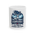 "February Legend" White Ceramic Mug