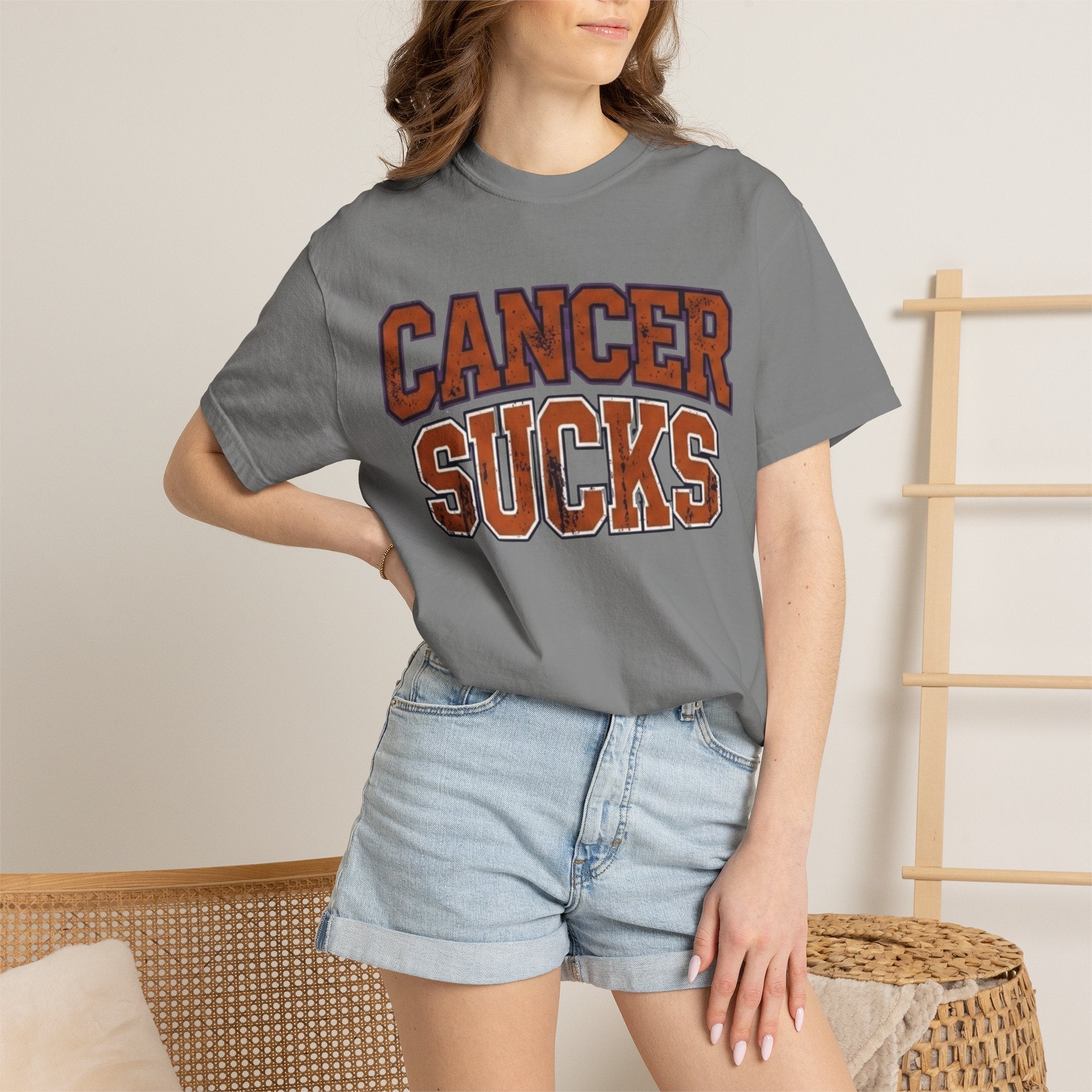 Yeah, Cancer Sucks | Garment-Dyed Tee — AttitudeShirts
