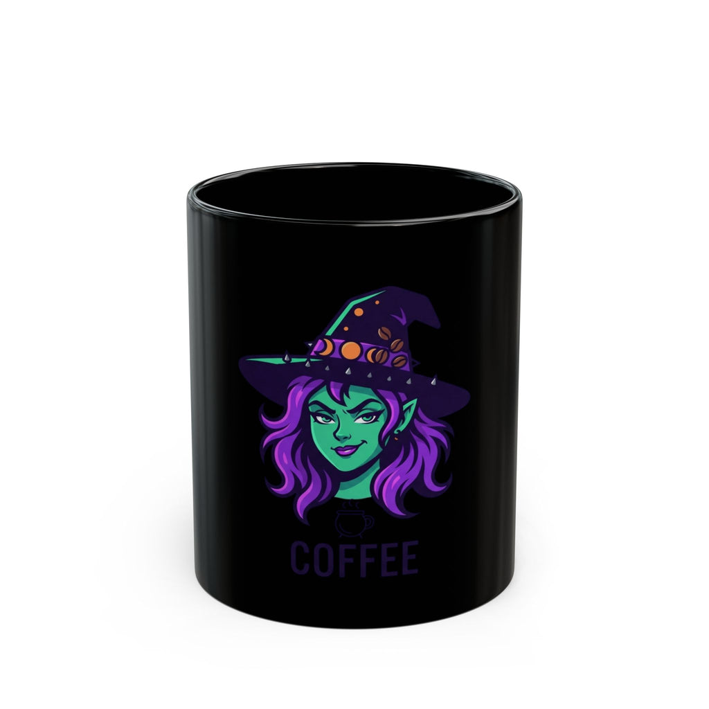 "Witch Better Have My Coffee" Black Ceramic Mug — Graphic