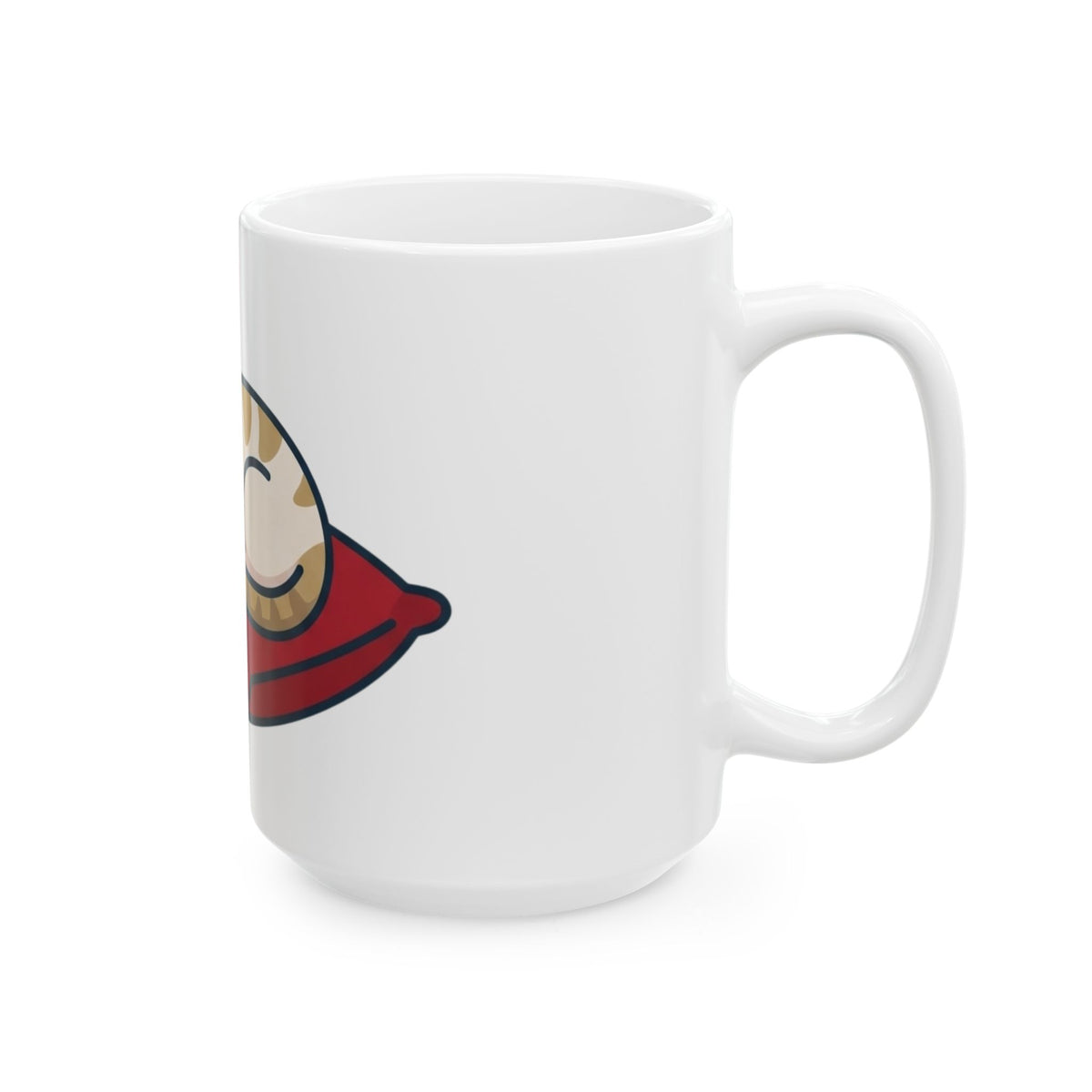 "Deck The Halls And Take A Nap" White Ceramic Mug — Graphic