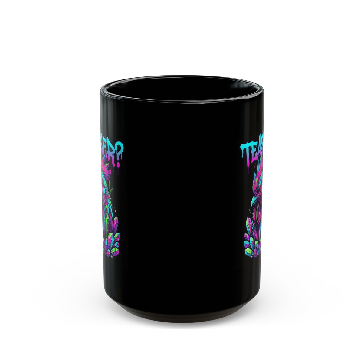 "Cock Teaser" Black Ceramic Mug