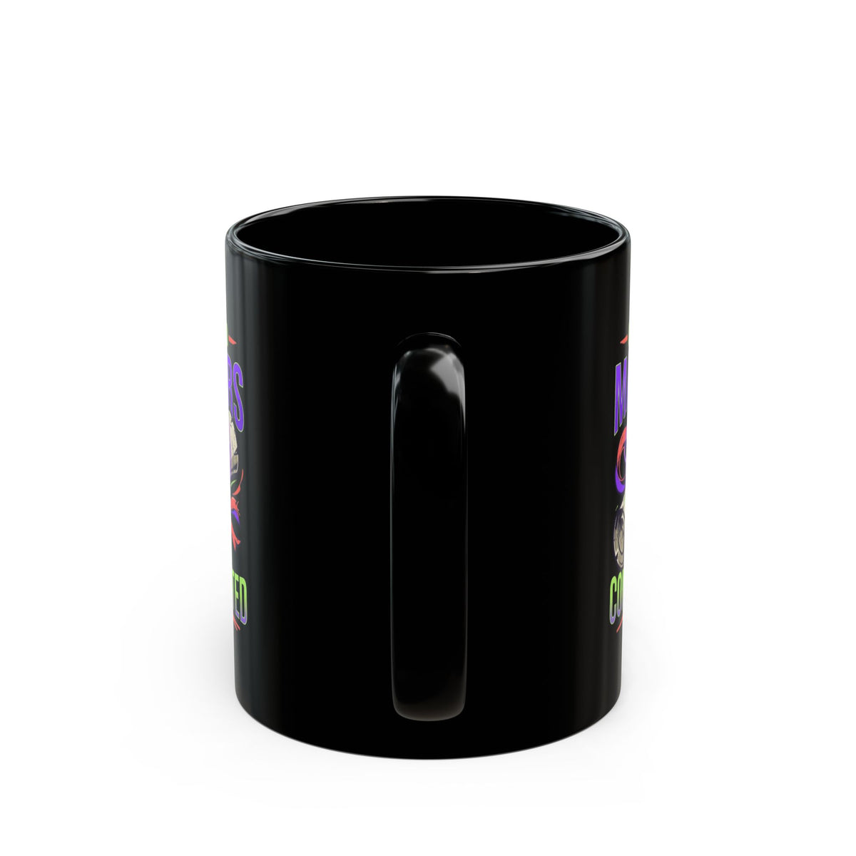 "Certified In It's Complicated" Black Ceramic Mug