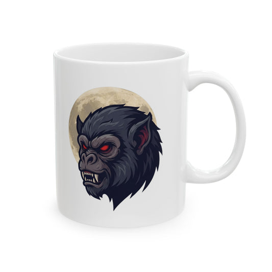 "Ahool (Javan Folklore)" White Ceramic Mug — Graphic