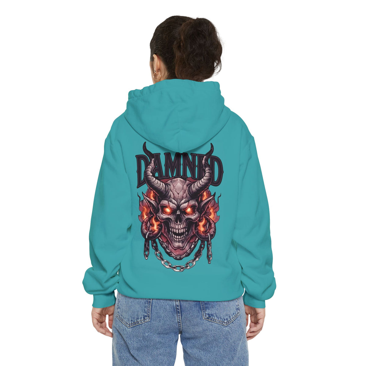 Color: Seafoam | Damned Garment-Dyed Hoodie