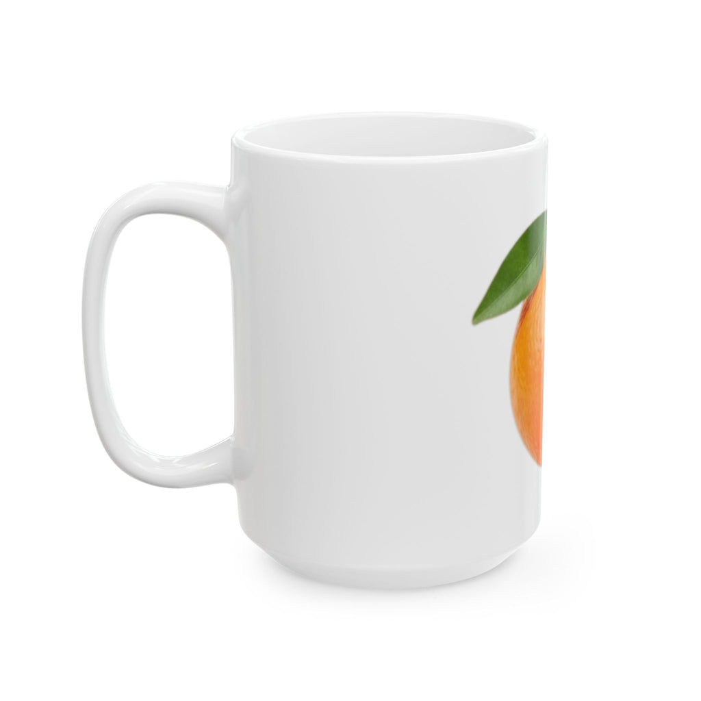 "Tangerine Vagina" White Ceramic Mug — Graphic