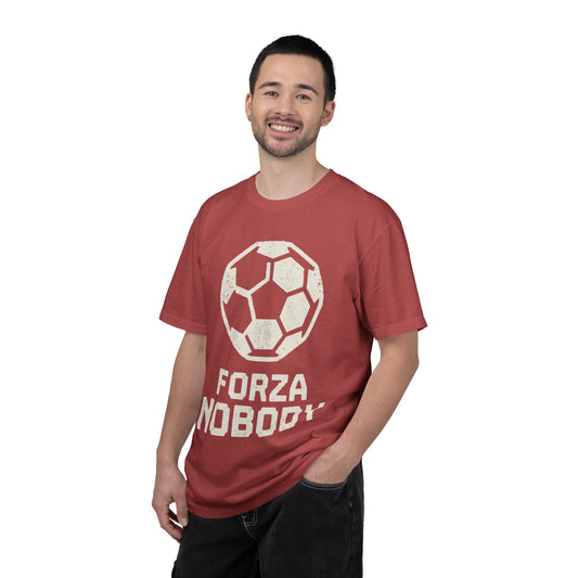 Color: Crimson | Forza Nobody Unisex Garment-Dyed Tee