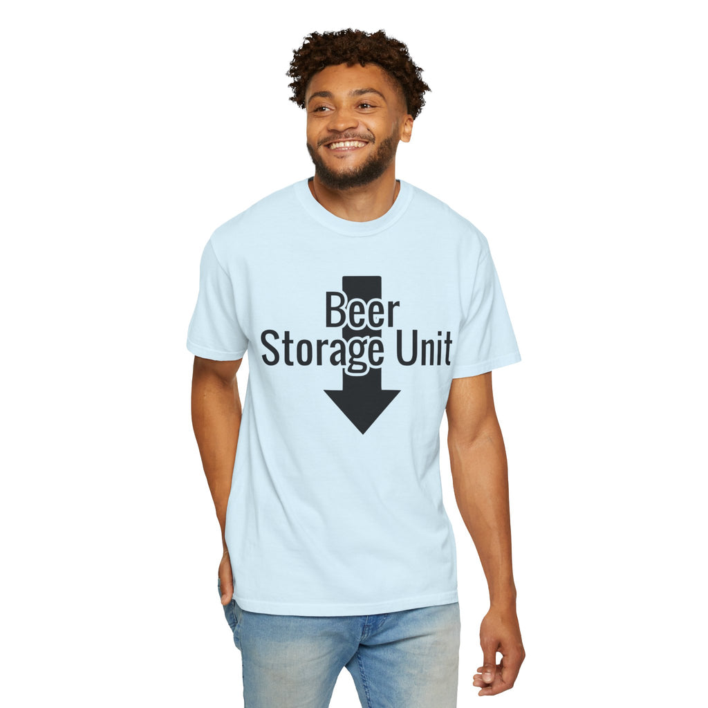 "Beer Storage Unit" Unisex Garment-Dyed T-shirt