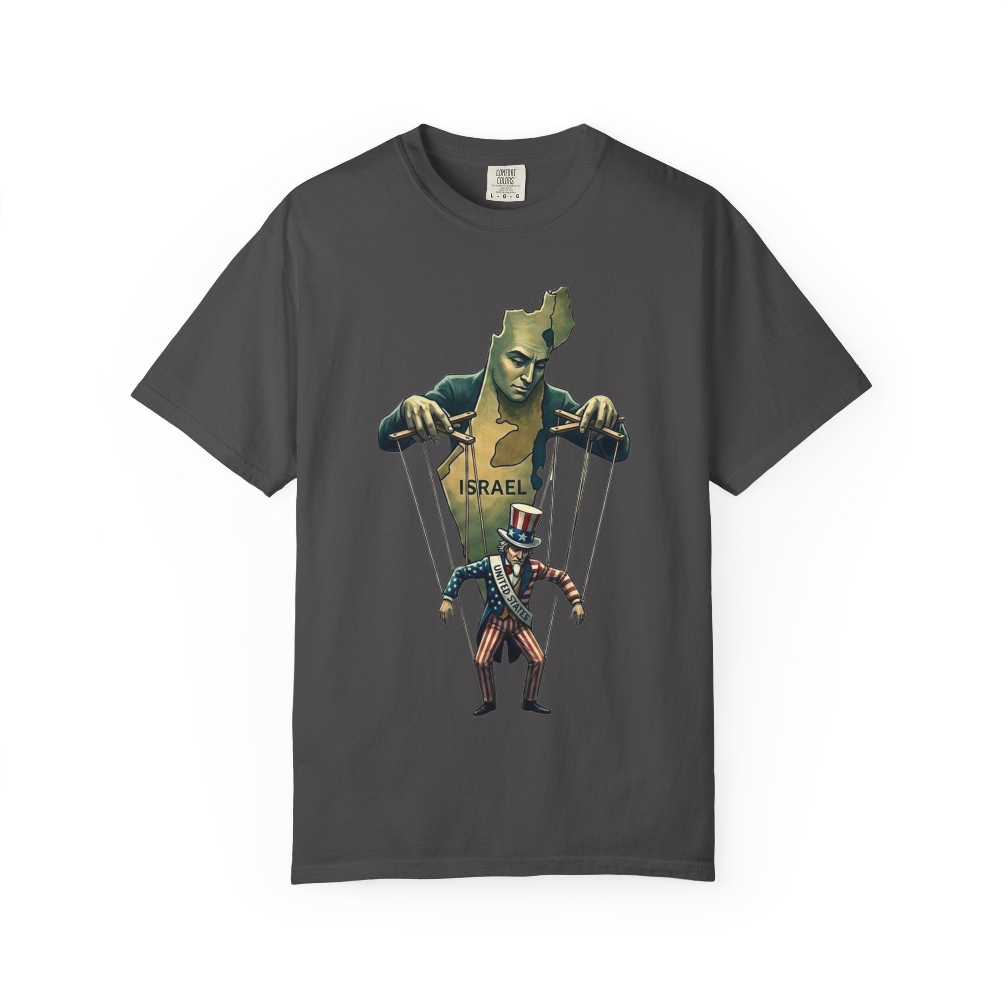 "The Global Puppet Master" Unisex Garment-Dyed T-shirt