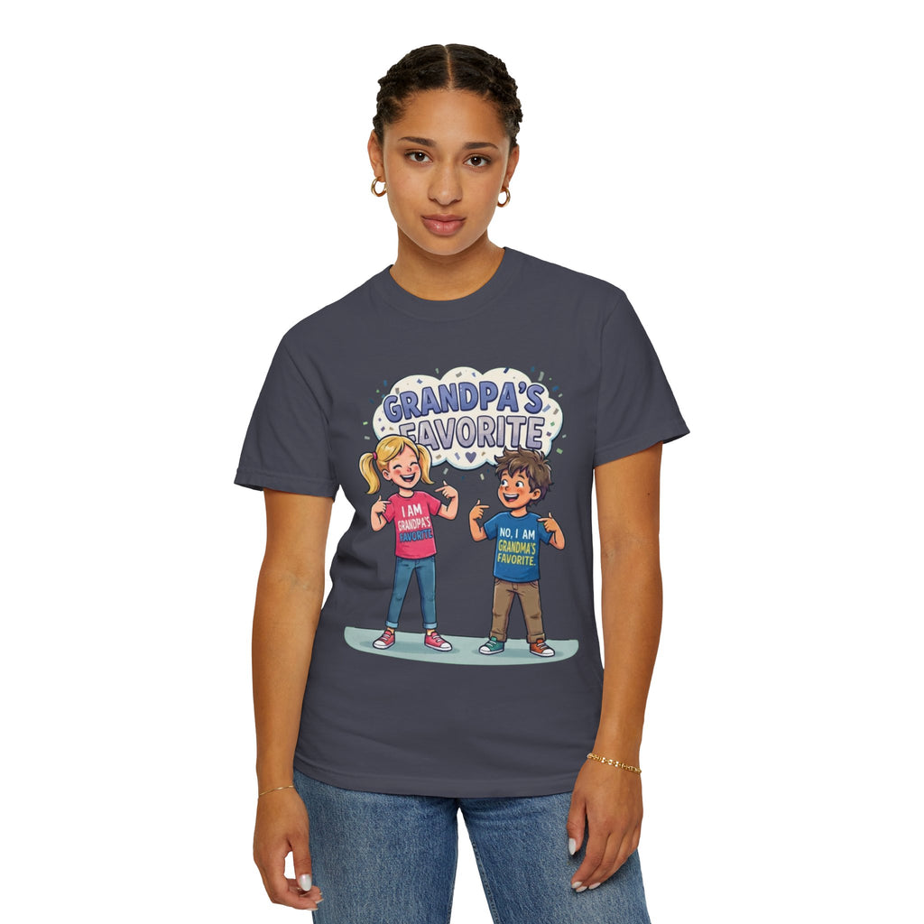 "Grandpa's Favorite" Unisex Garment-Dyed Tee