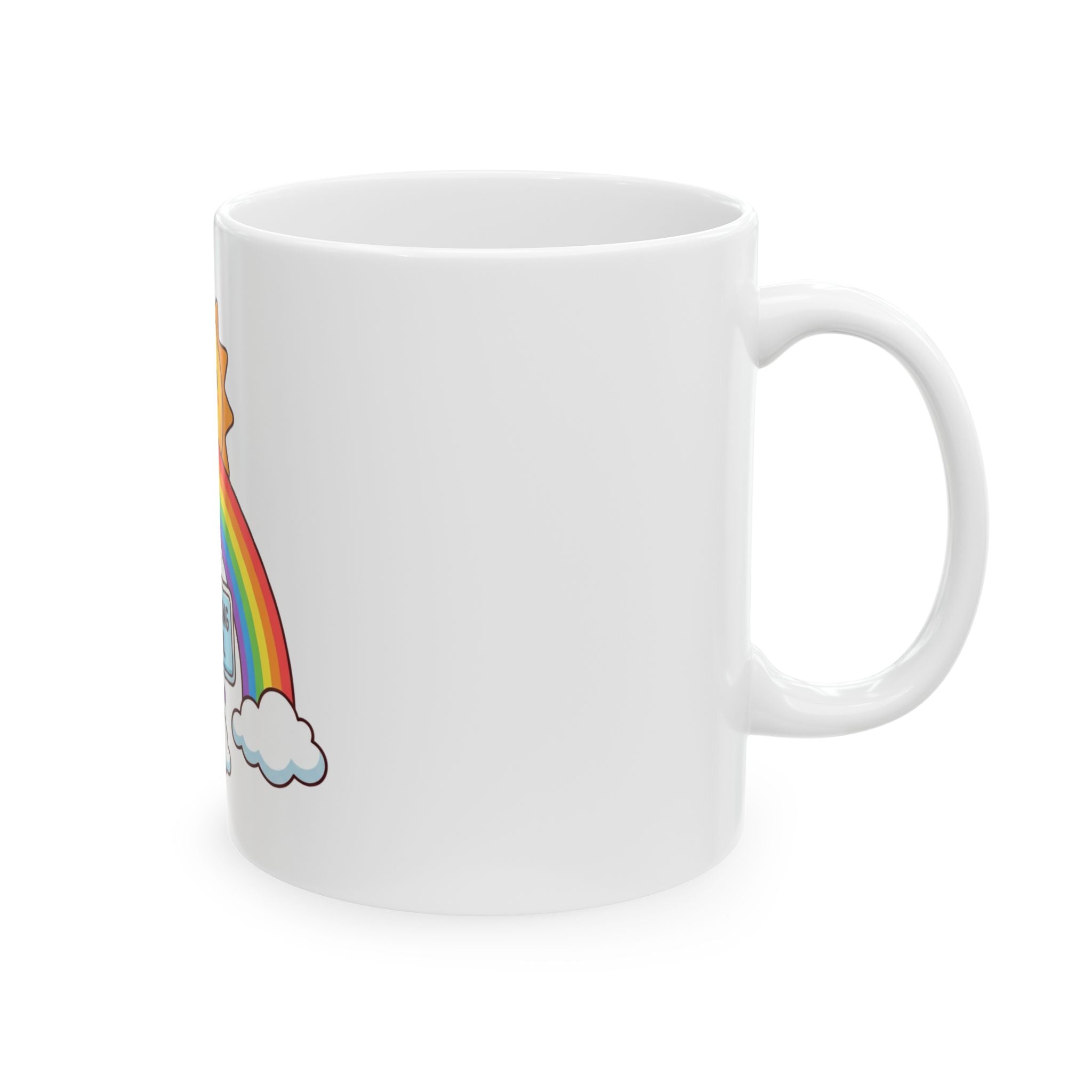 "Celebrating Gay Sex" White Ceramic Mug