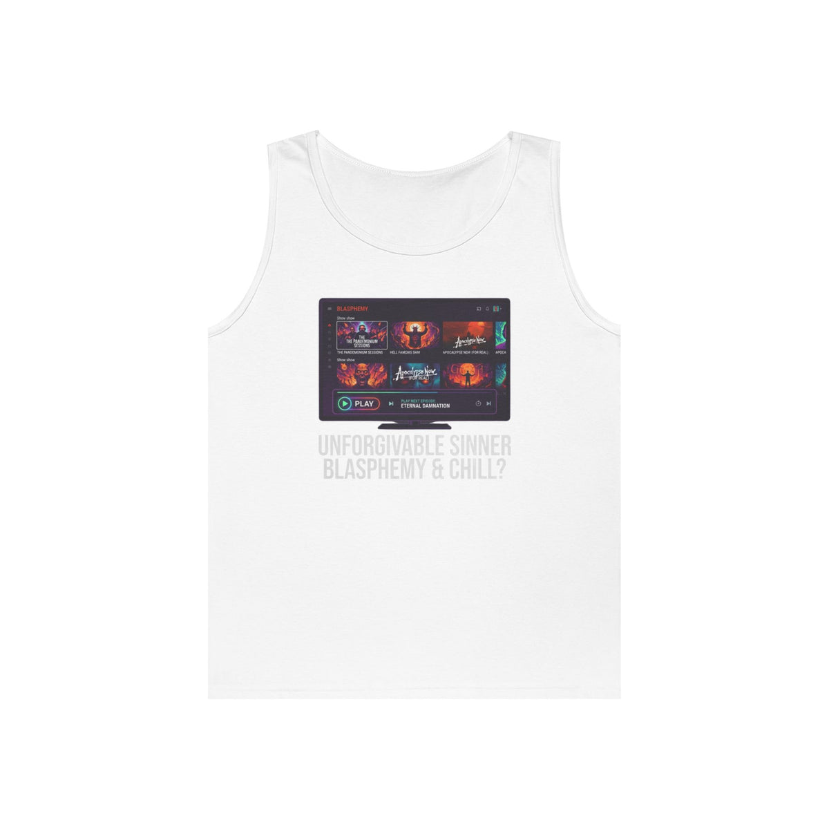 "Good Book Series Blasphemy & Chill" Tank Top