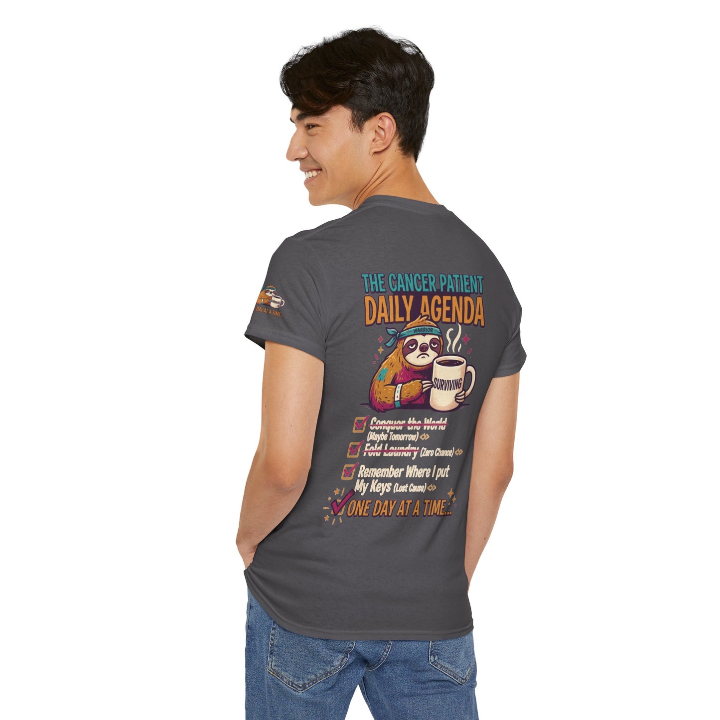 "Cancer One Day At A Time" Premium Graphic Tee