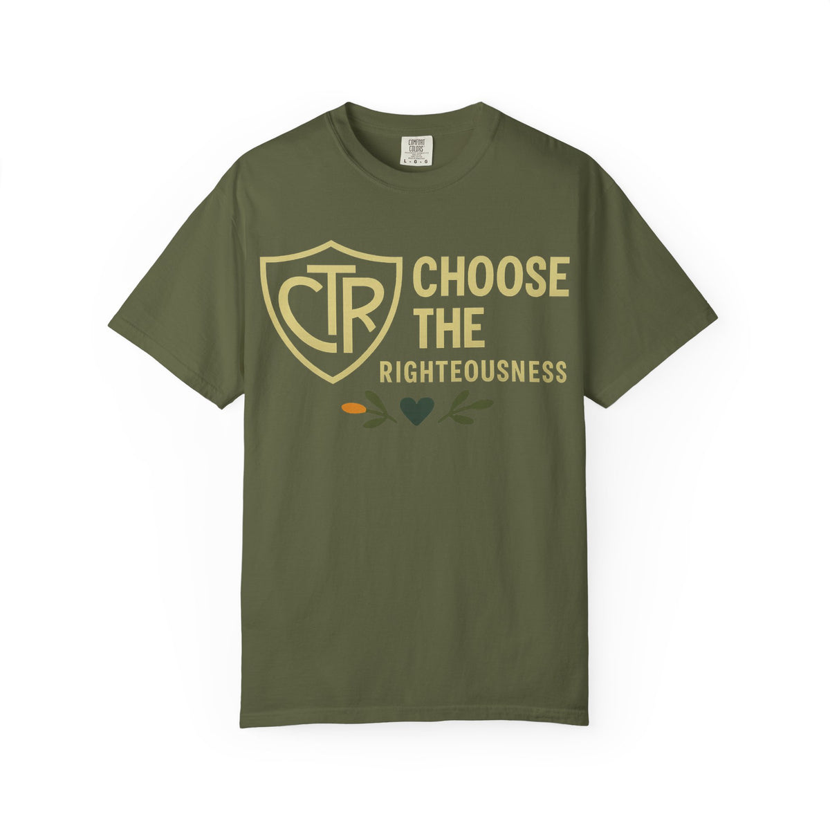 Color: Hemp | CTR: Choose the Righteousness Unisex Garment-Dyed T-shirt