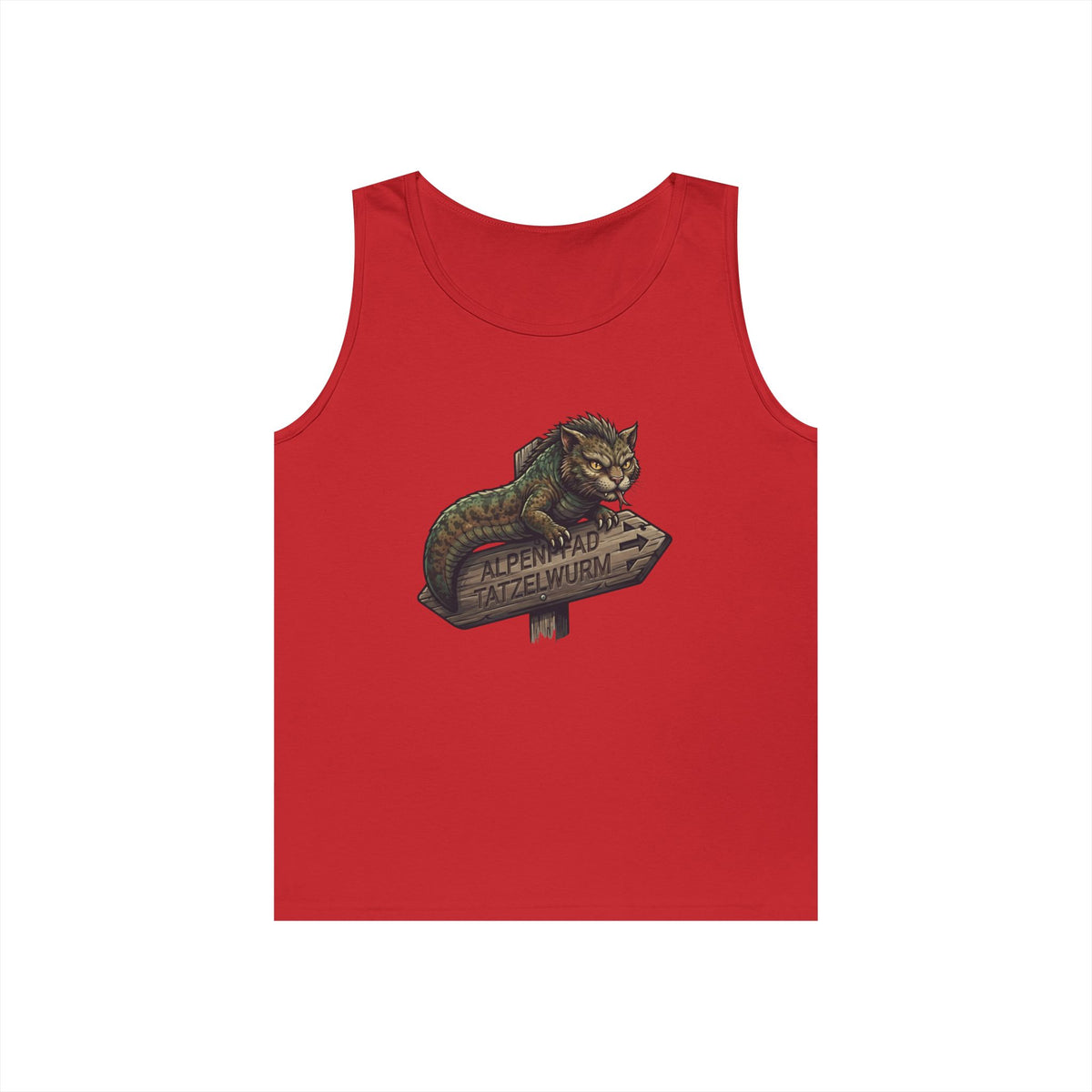 Color: Red | Tatzelwurm (Alpine Europe) Tank Top