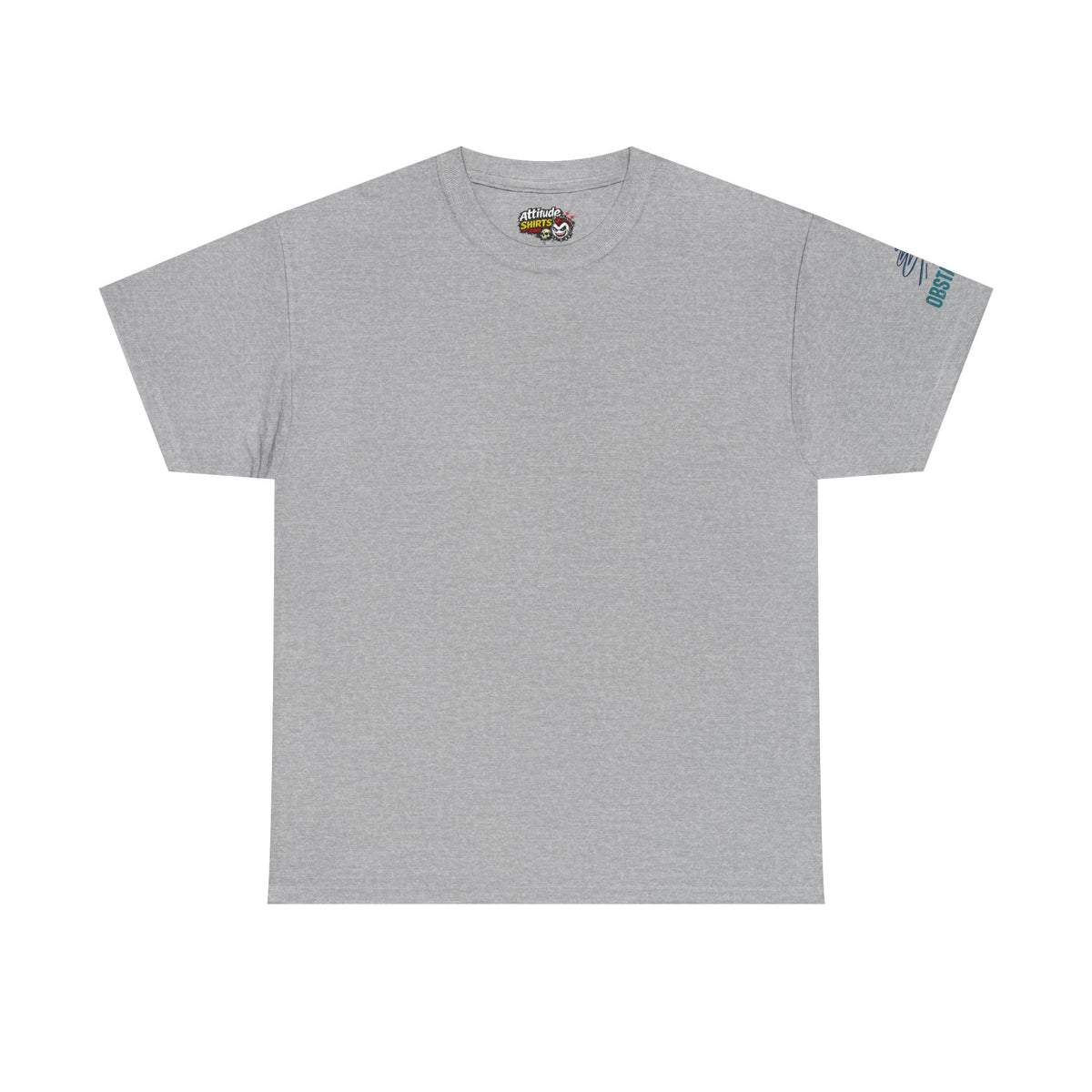 Color: Sport Grey | Life Is The Obstacles Premium Graphic Tee