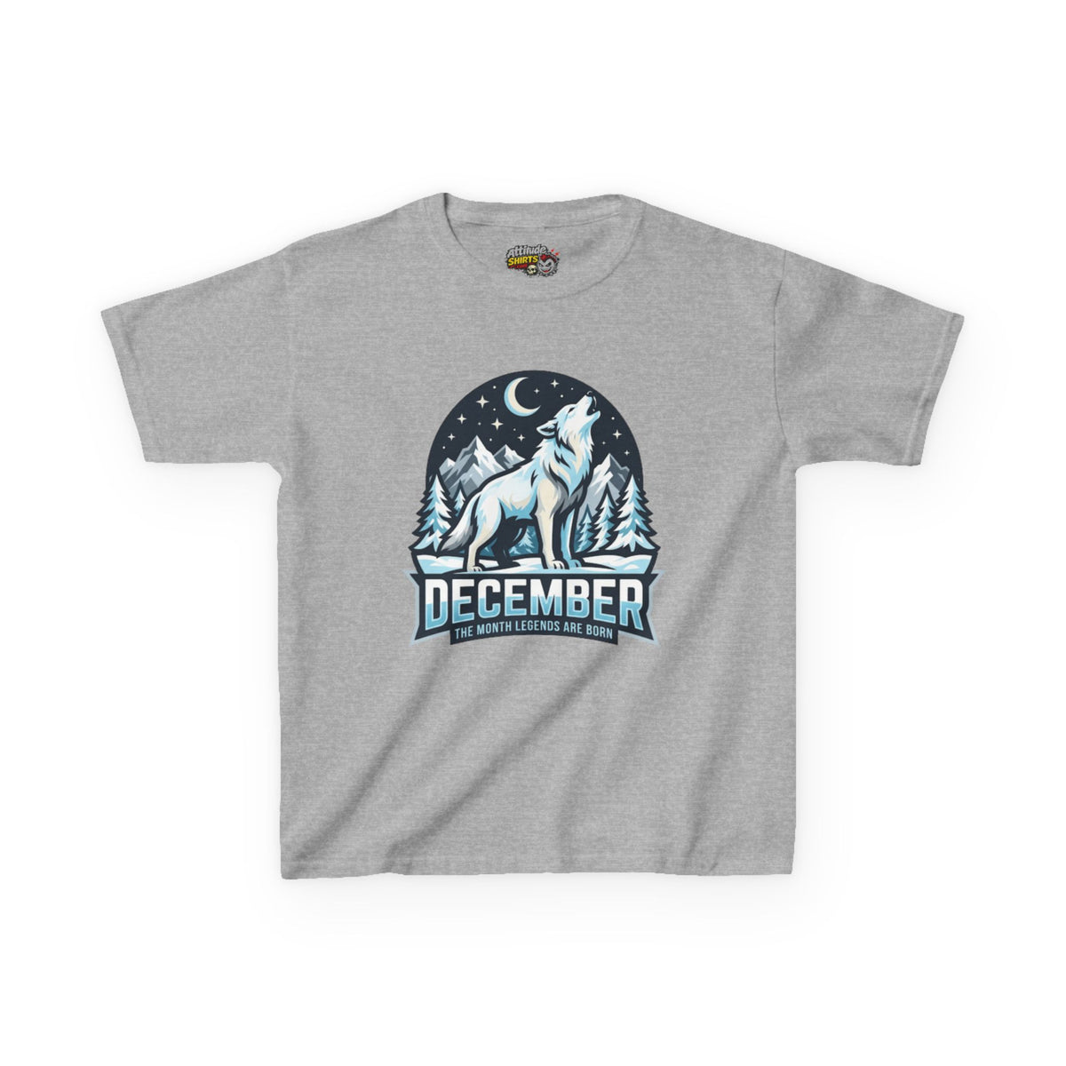 Color: Sport Grey | December Legend Kids Tee