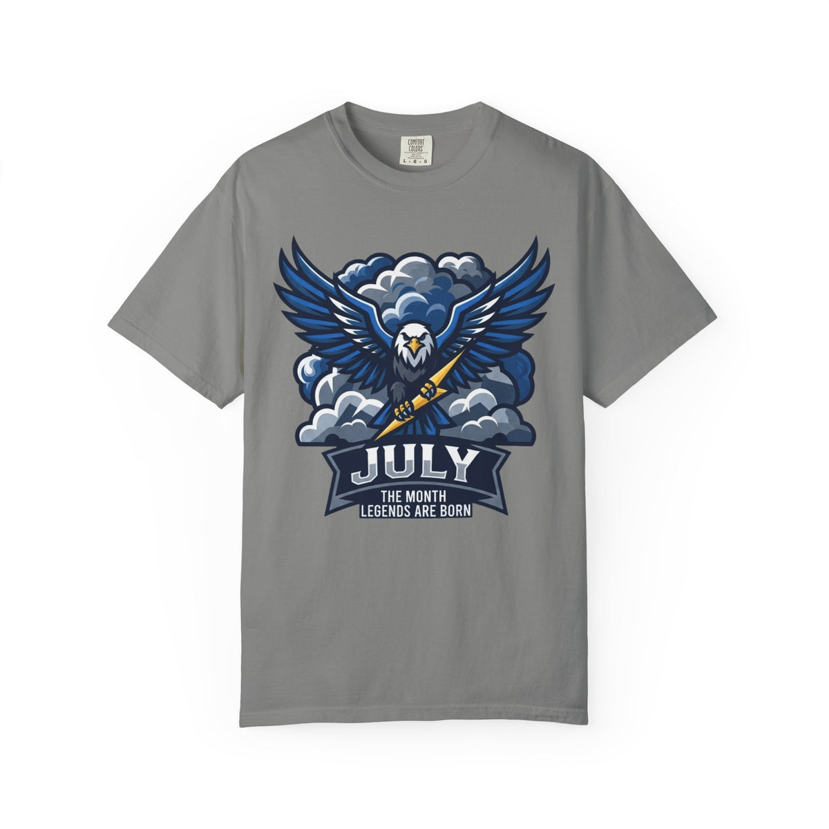 Color: Granite | July Legend Unisex Garment-Dyed Tee