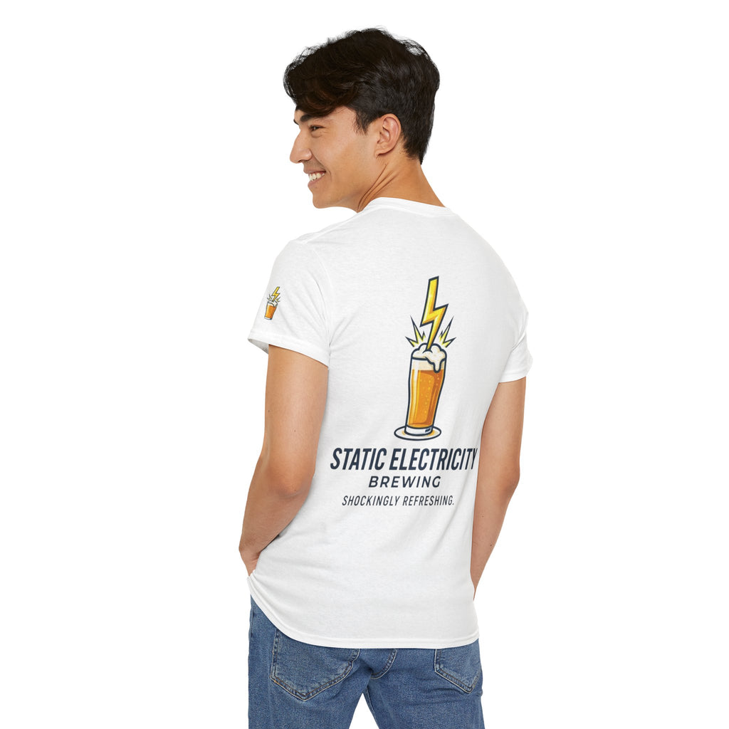 "Static Electricity Brewing" Premium Graphic Tee