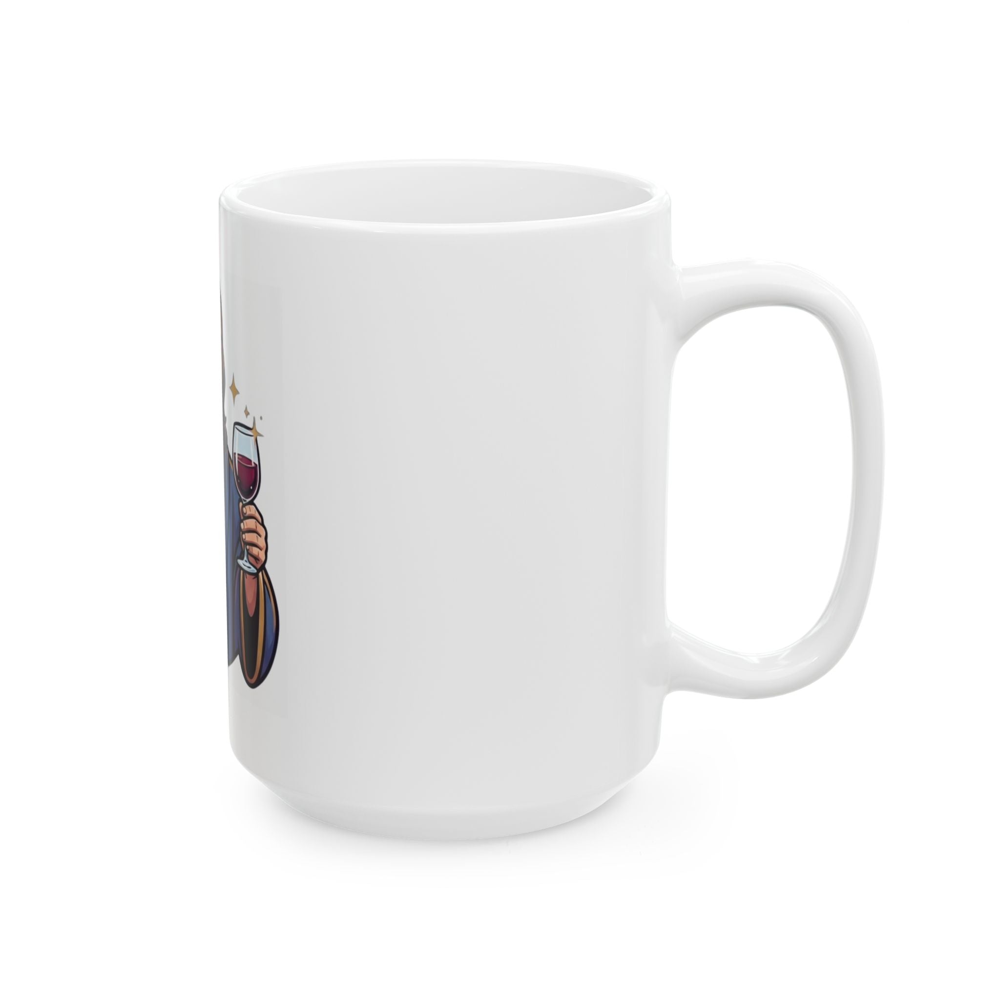 "Wine Expert" White Ceramic Mug