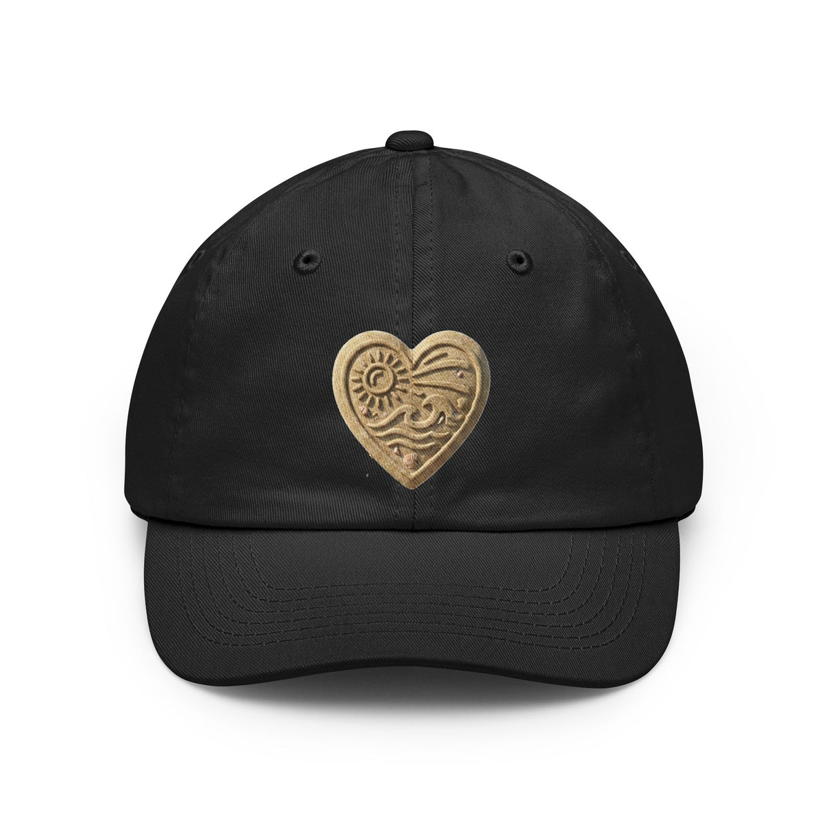 Color: Black | I Luv The Beach Dad Hat