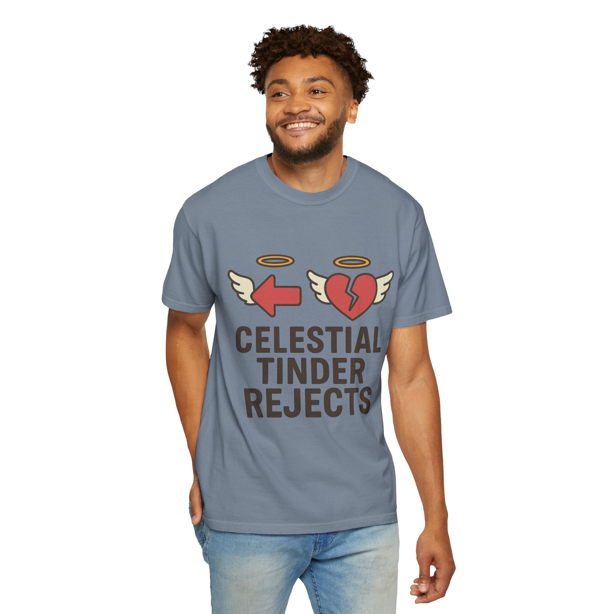 "Celestial Tinde Rejects" Unisex Garment-Dyed T-shirt