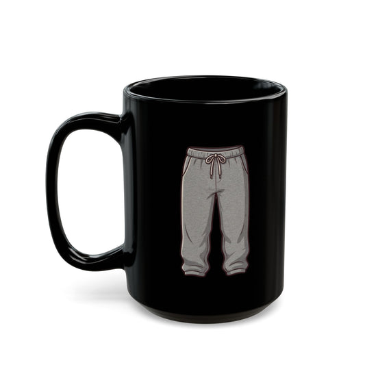 "Offical Thanksgiving Uniform" Black Ceramic Mug — Graphic