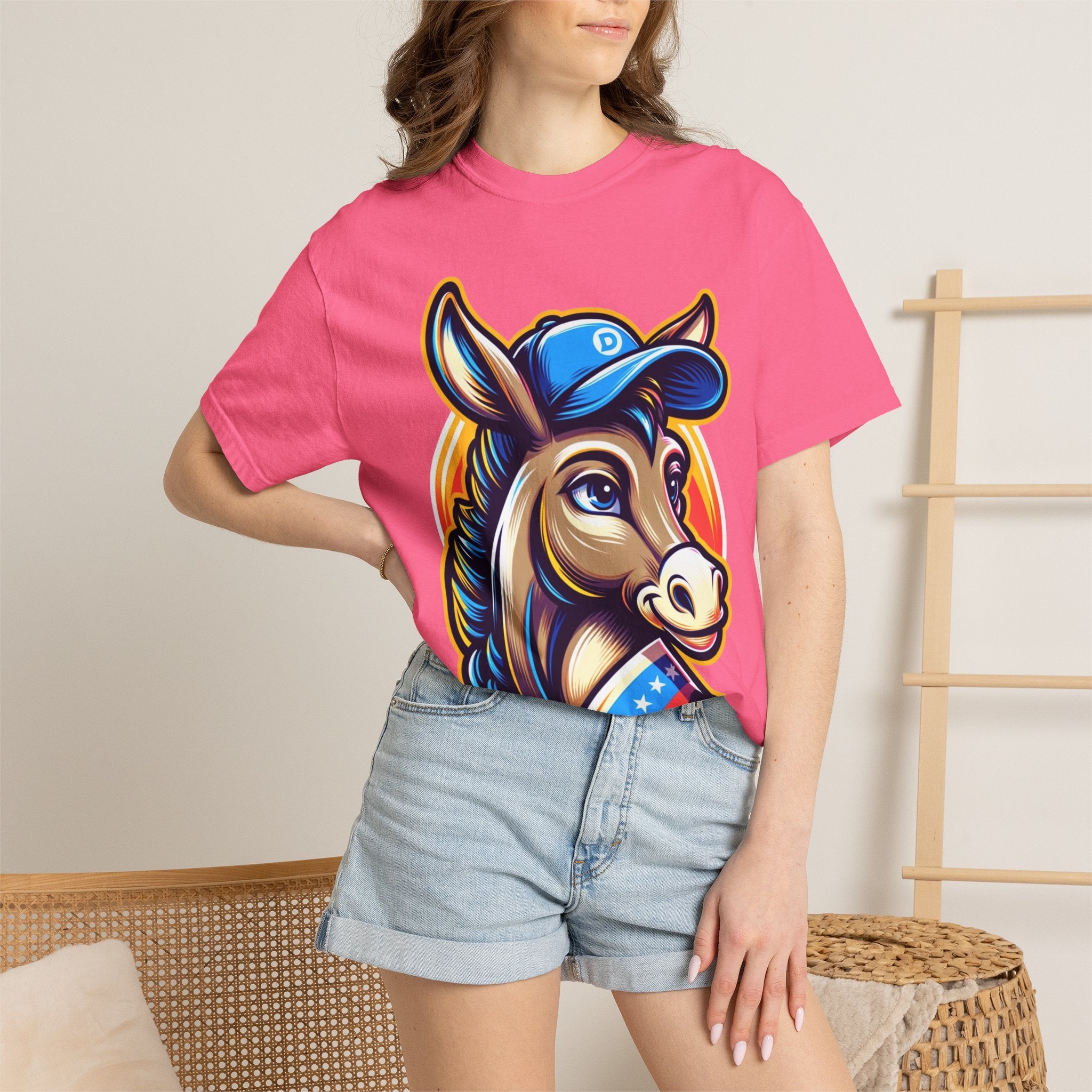 "The Party Animal (Vibrant Edition)" Unisex Garment-Dyed T-shirt