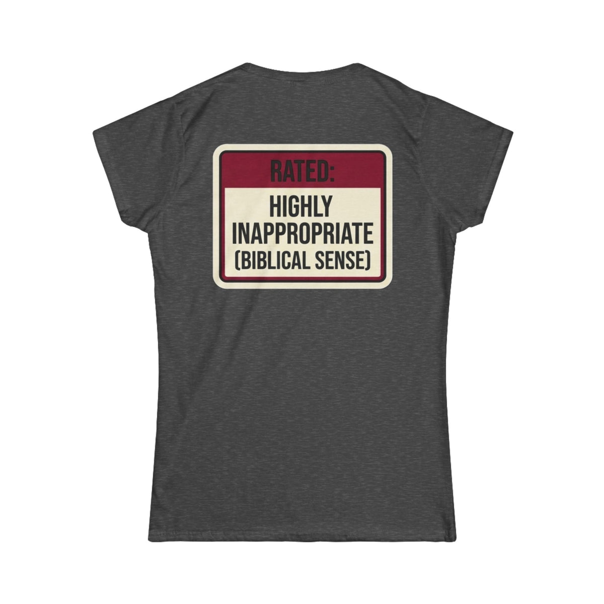"Good Book Series Highly Inappropriate" Women's Tee