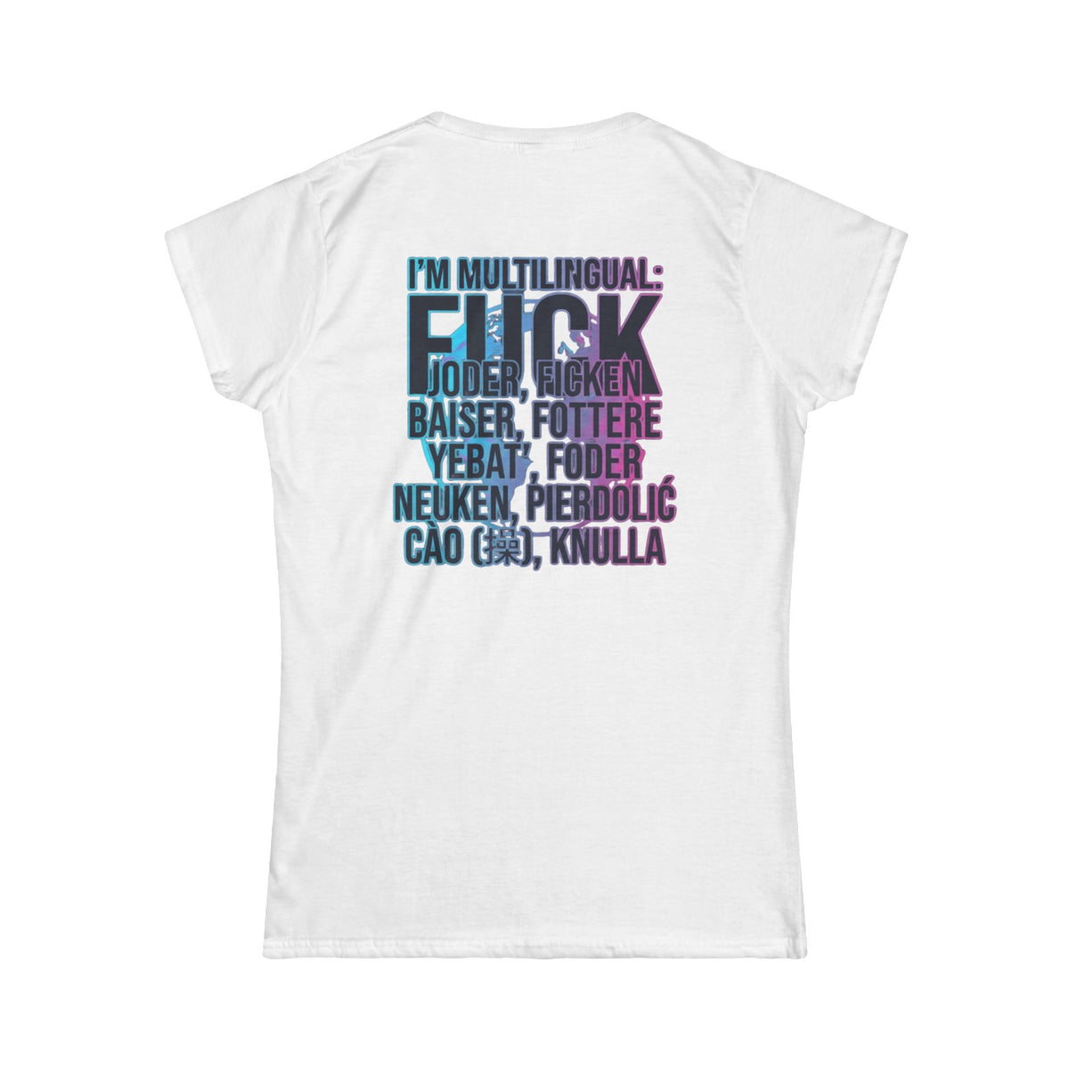 Color: White | I'm Multilingual Women's Tee