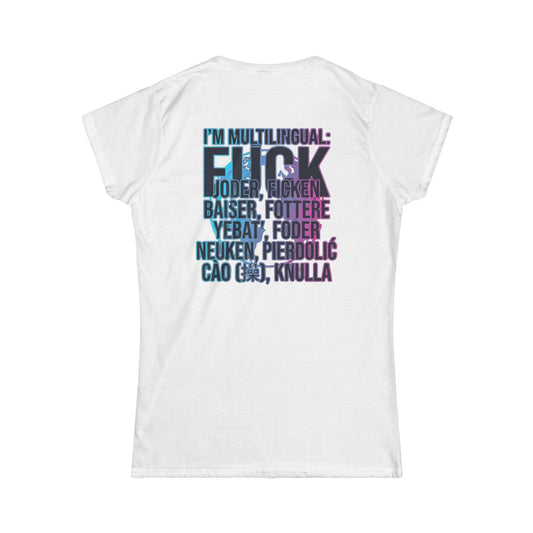 Color: White | I'm Multilingual Women's Tee
