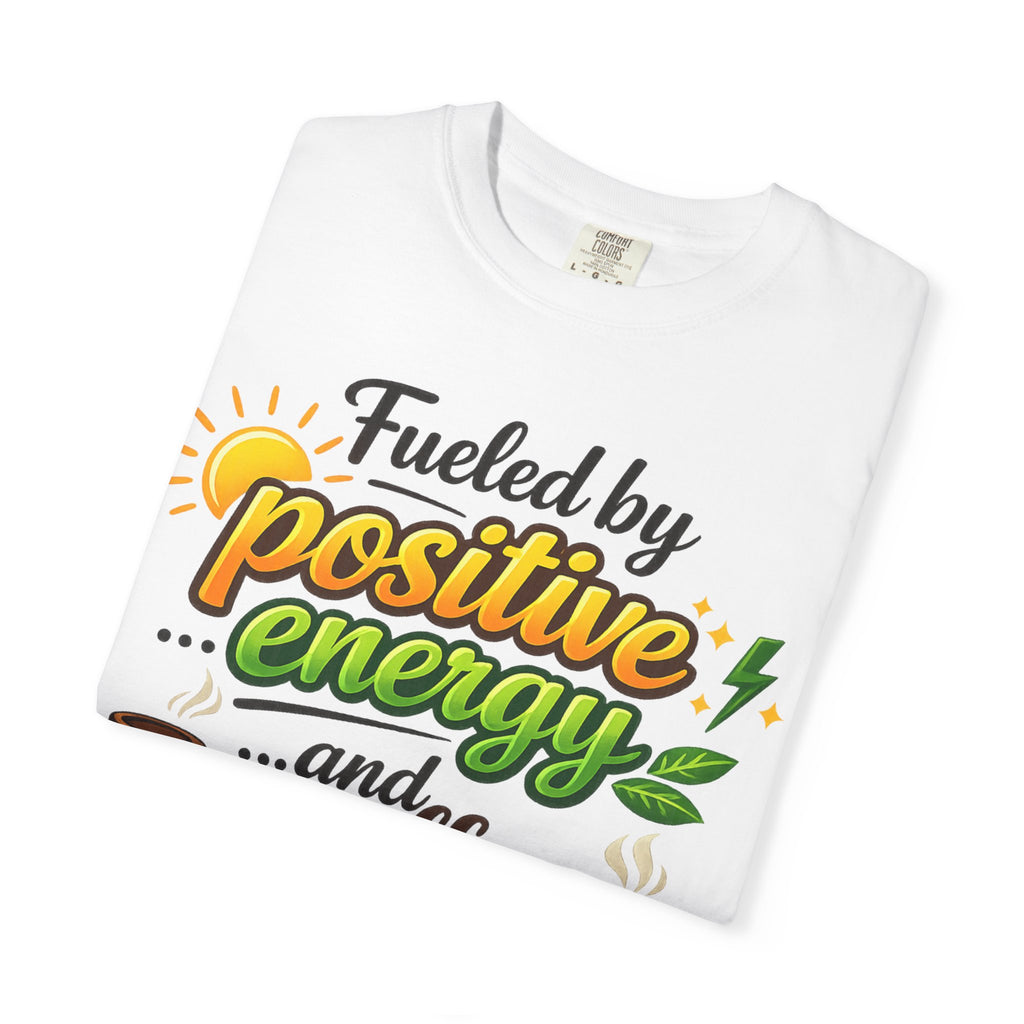 "The High-Voltage Morning Routine" Unisex Garment-Dyed T-shirt