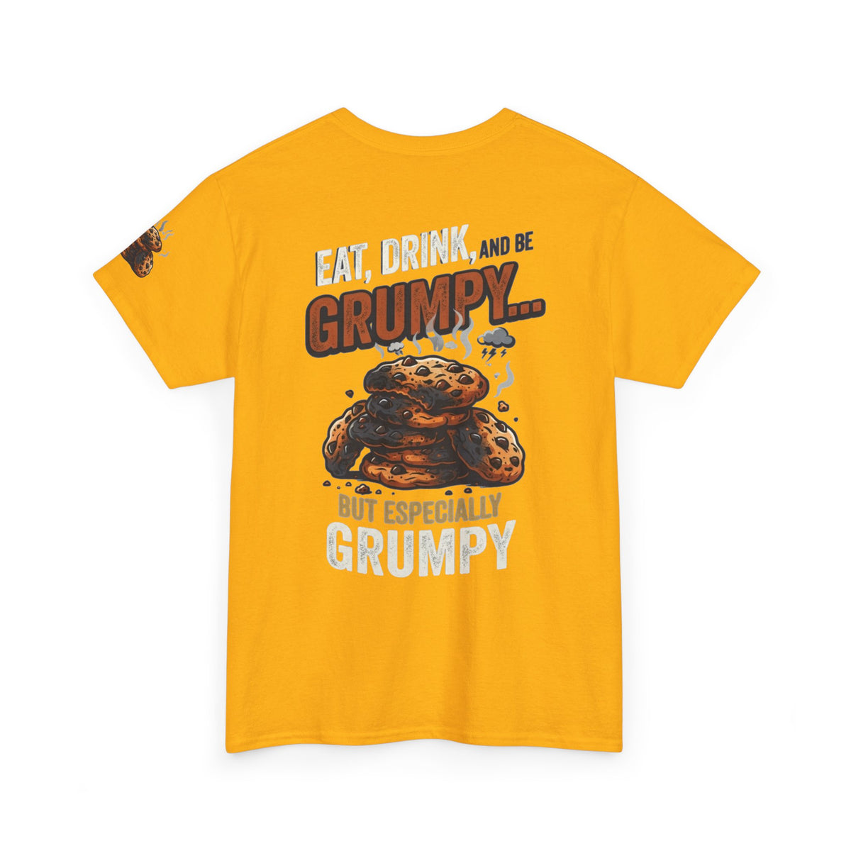 Eat Drink And Be Grumpy Premium Graphic Tee