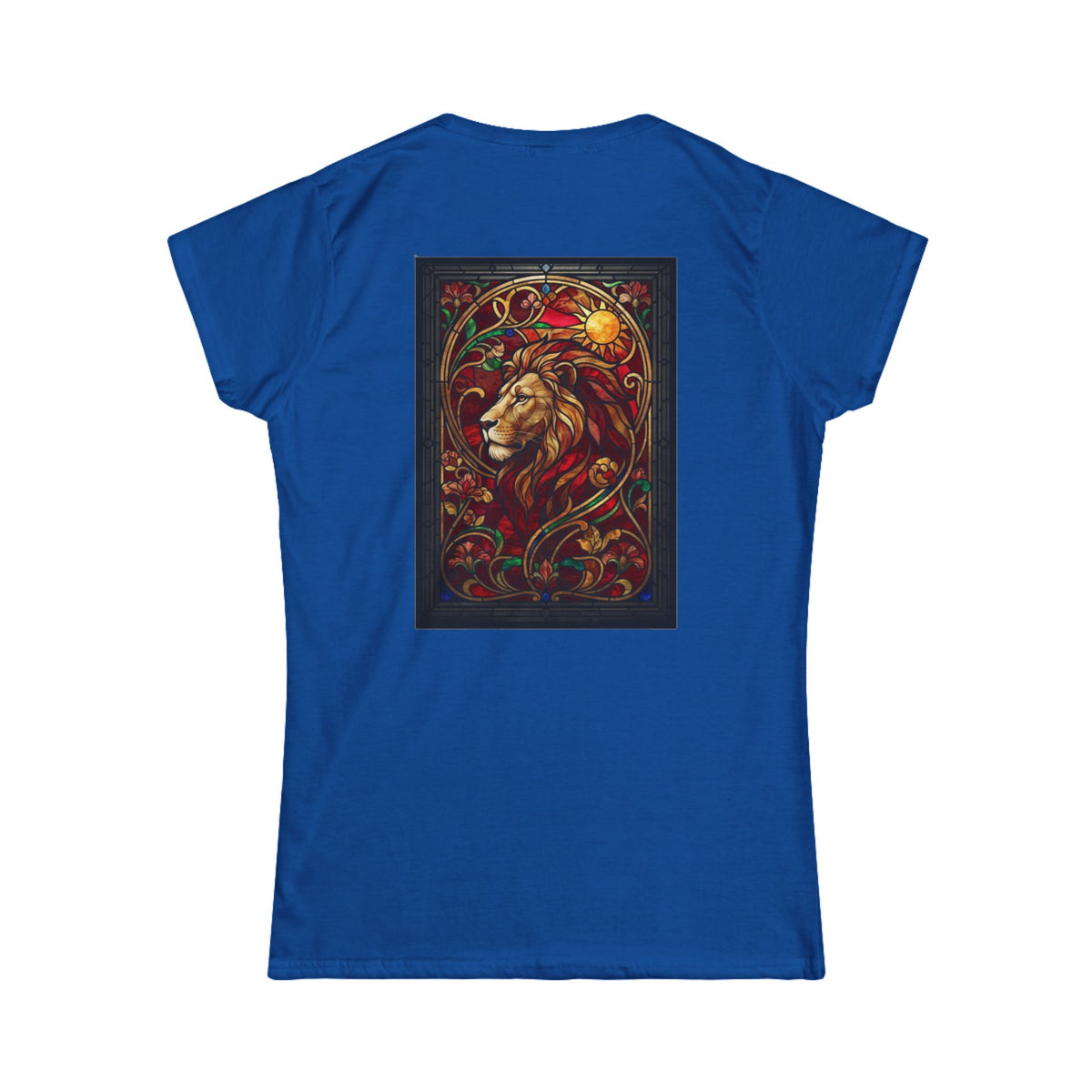 "Stained Glass Sign LEO" Women's Tee