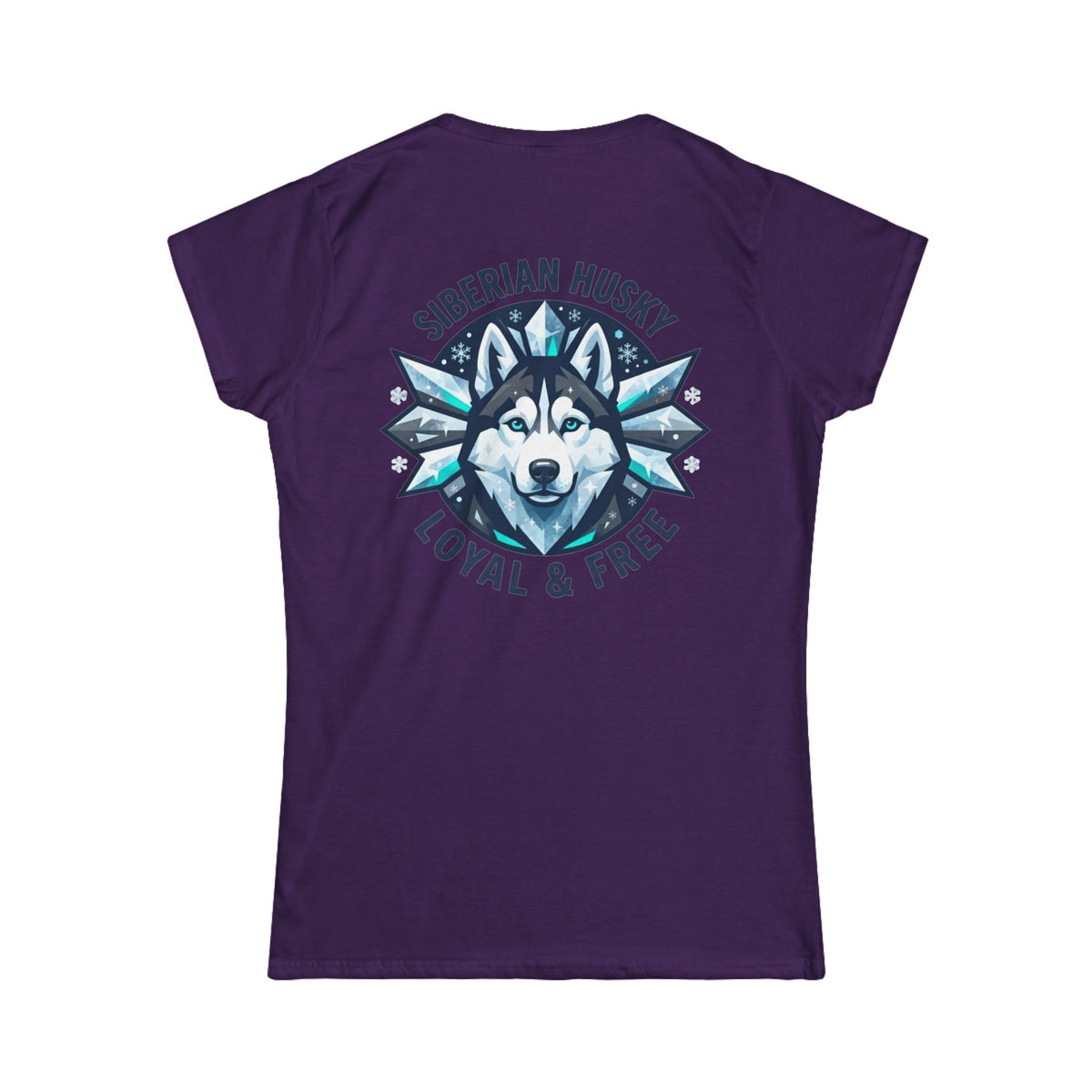 "Siberian Husky Loyal & Free" Women's Tee