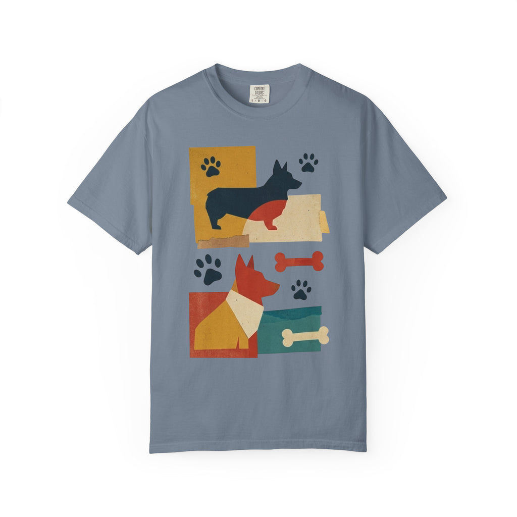 "Dogs and Bones" Unisex Garment-Dyed Tee