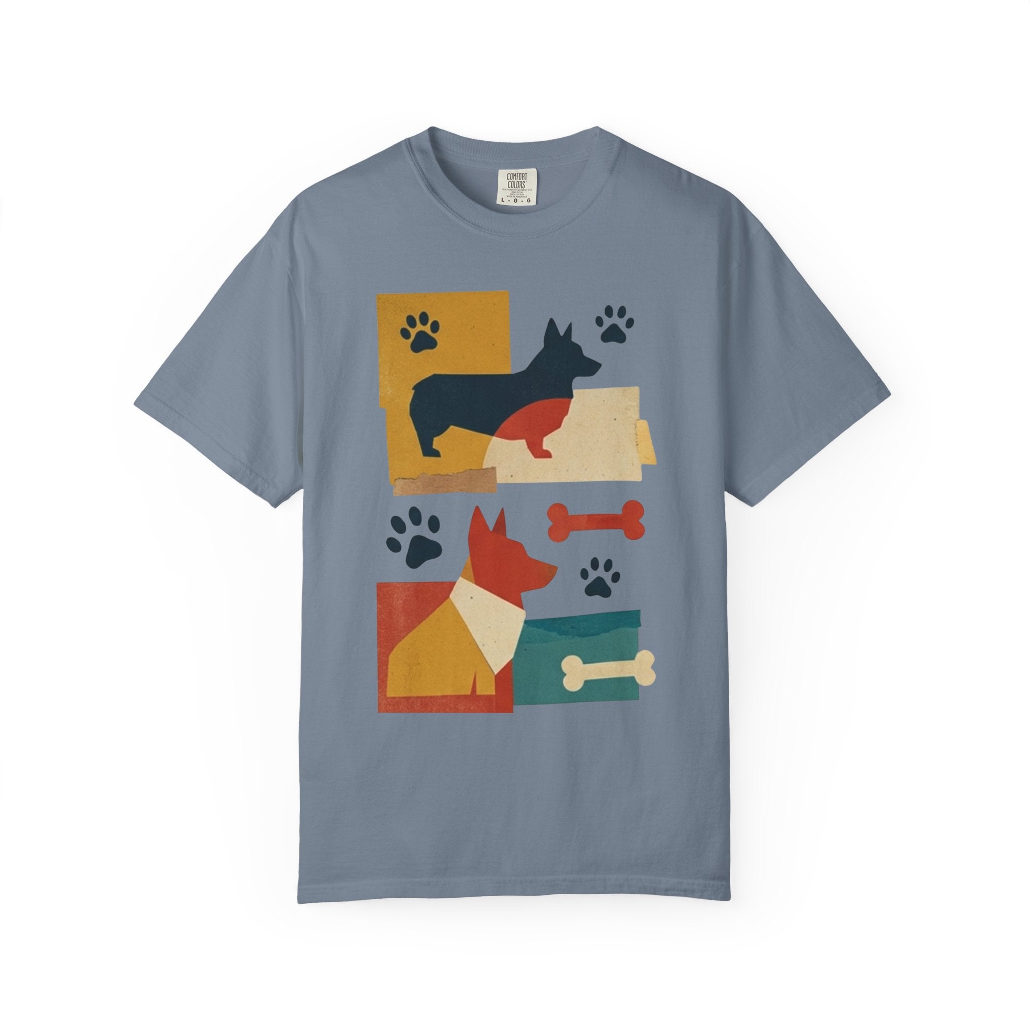 "Dogs and Bones" Unisex Garment-Dyed Tee