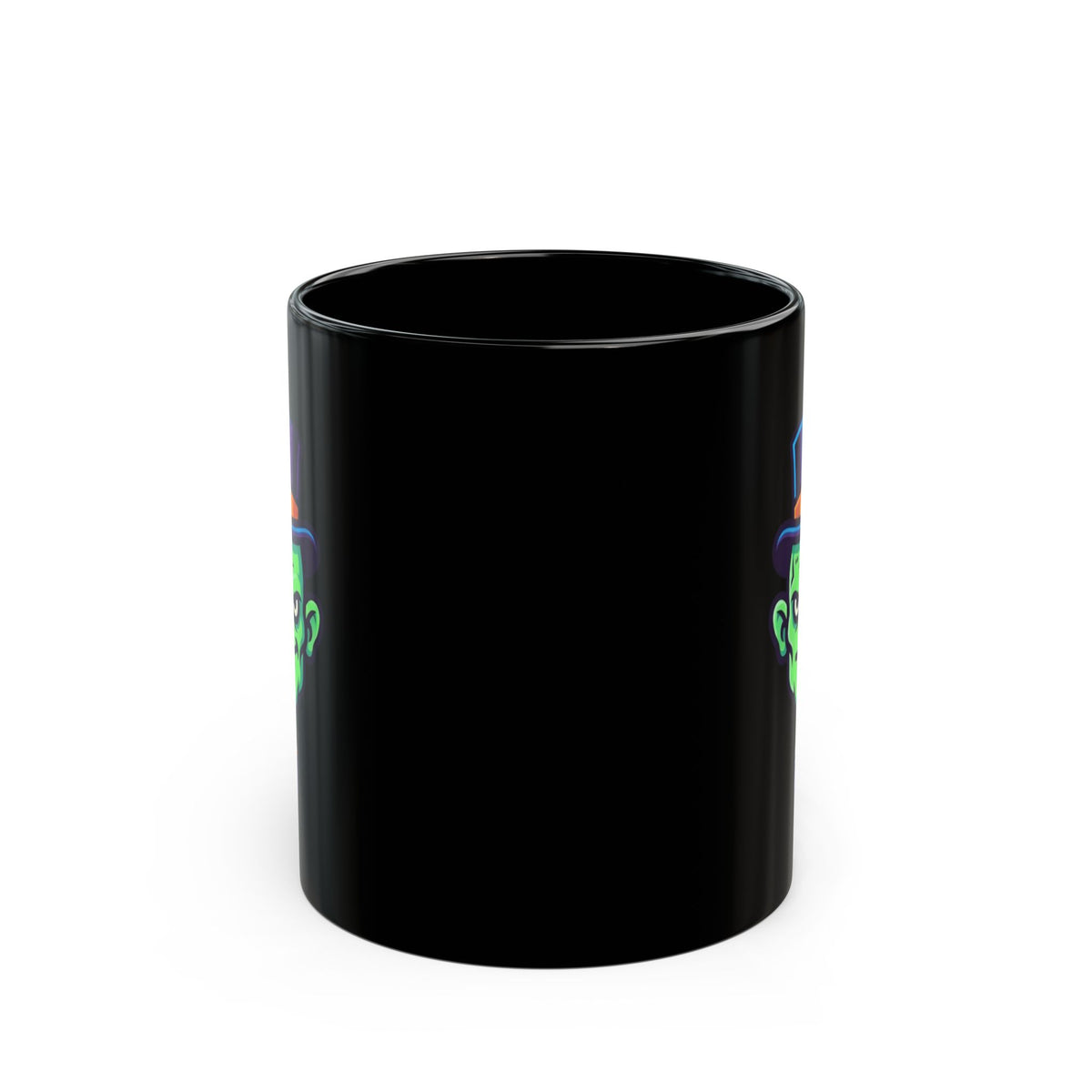 "Spooky-Fy Politics" Black Ceramic Mug — Graphic