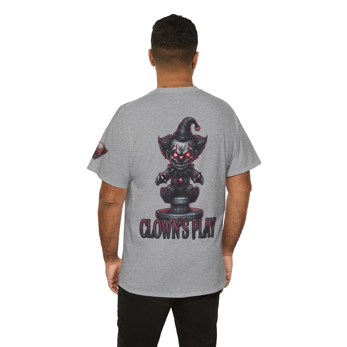 Color: Sport Grey | Clown Play Premium Graphic Tee