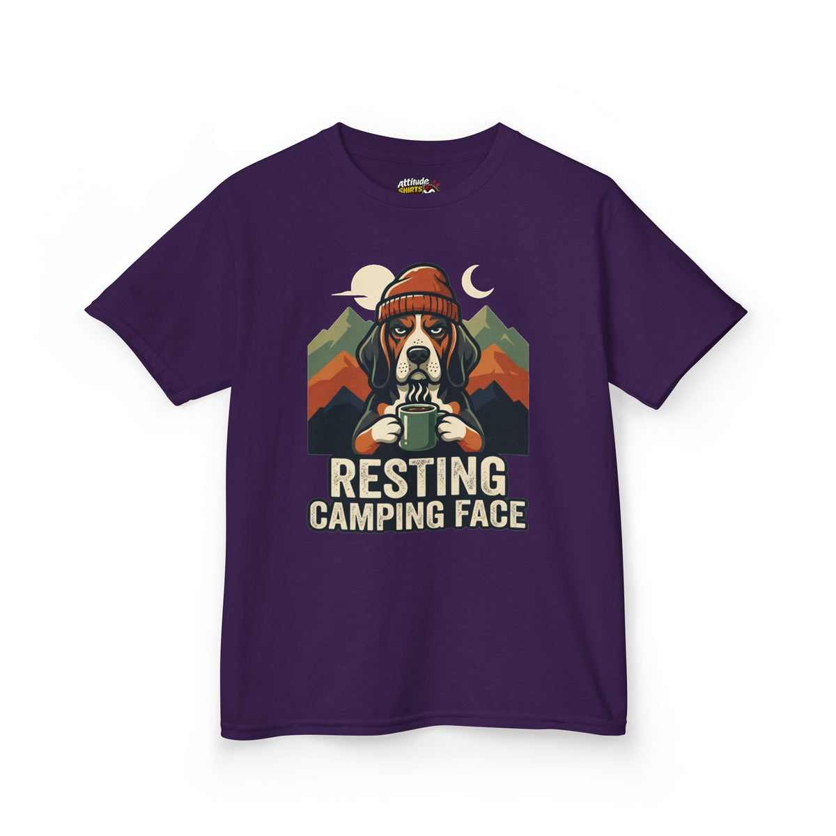 "Resting Camping Face" Kids Tee