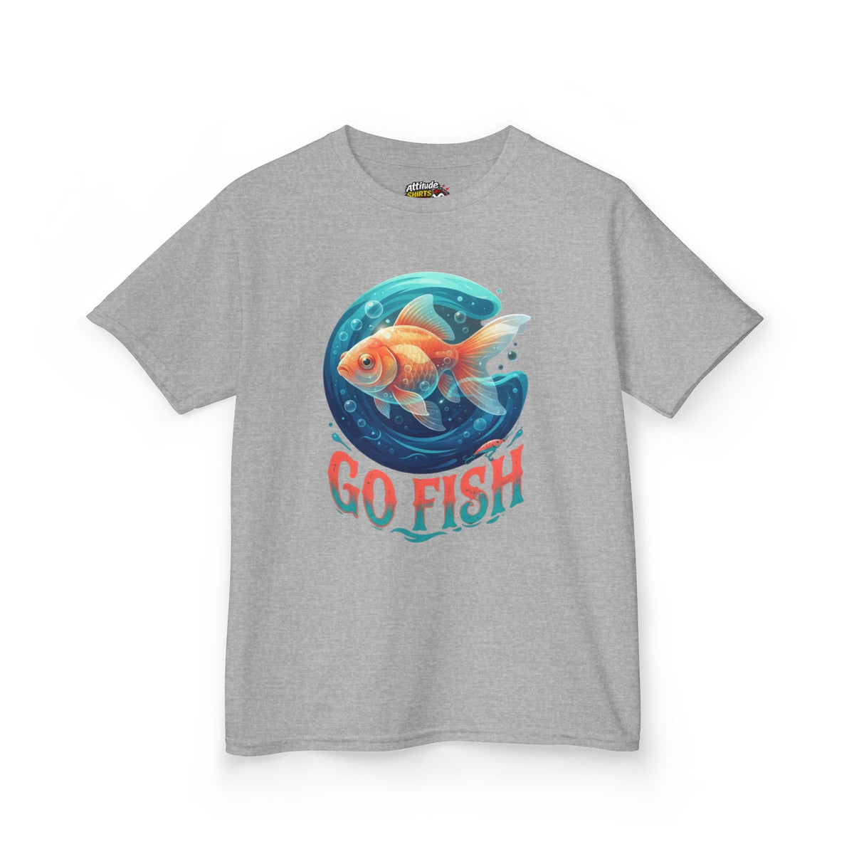 Color: Sport Grey | Go Fish Kids Tee