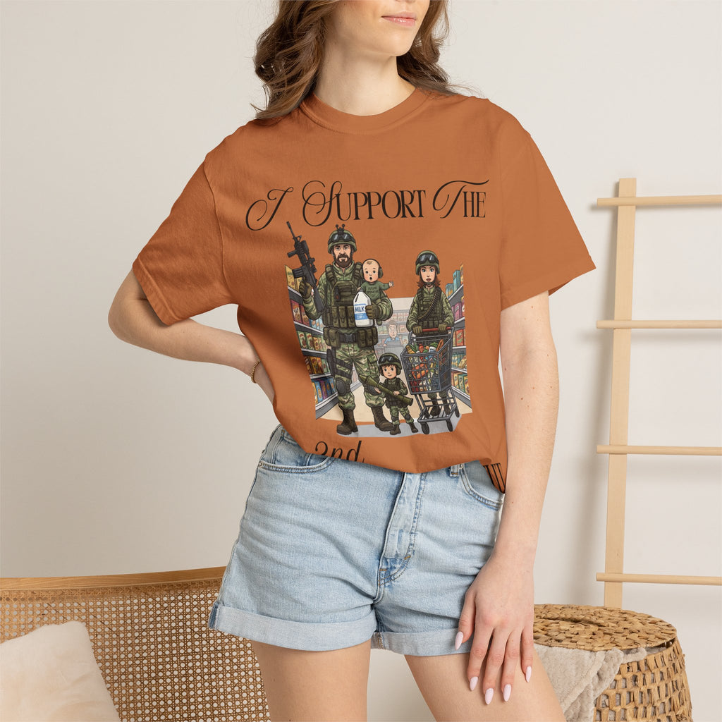"actical Grocery Run" Unisex Garment-Dyed T-shirt