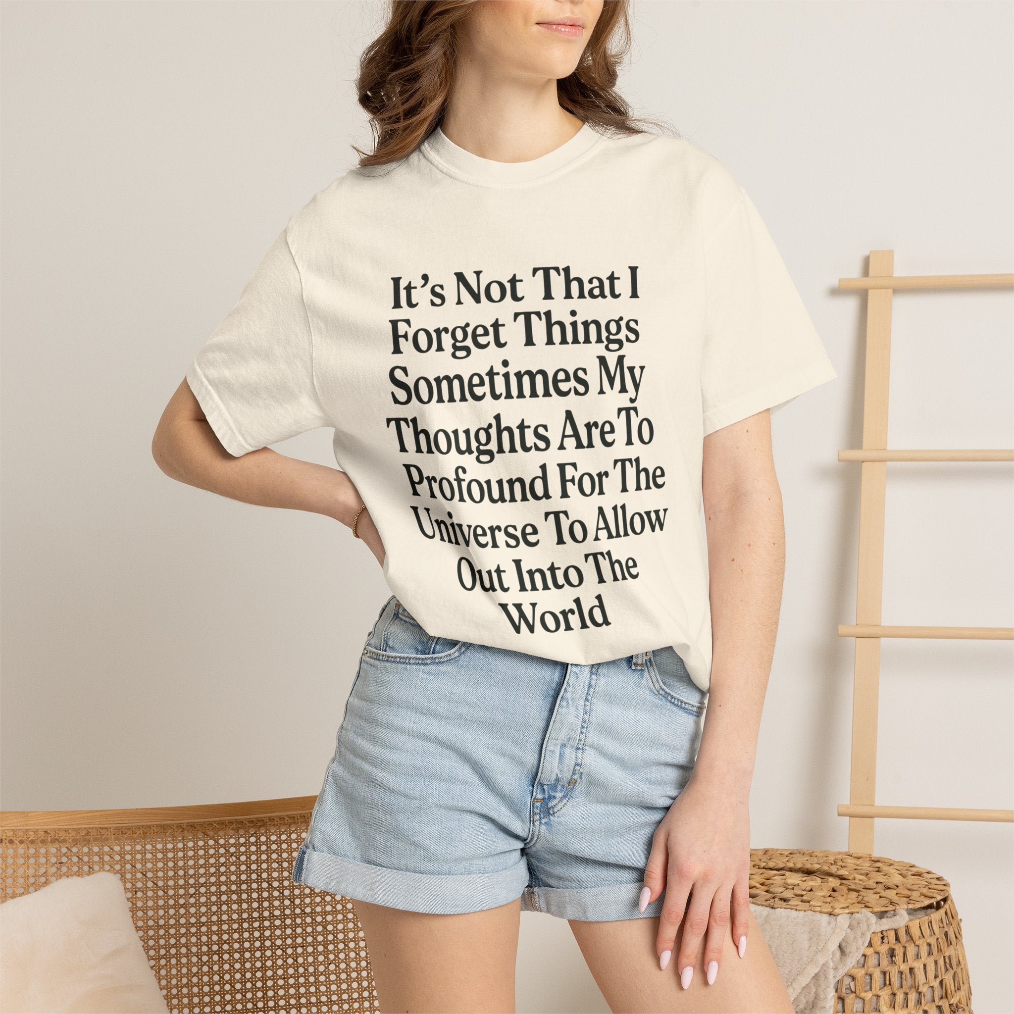 "Profound Thoughts 5" Unisex Garment-Dyed T-shirt