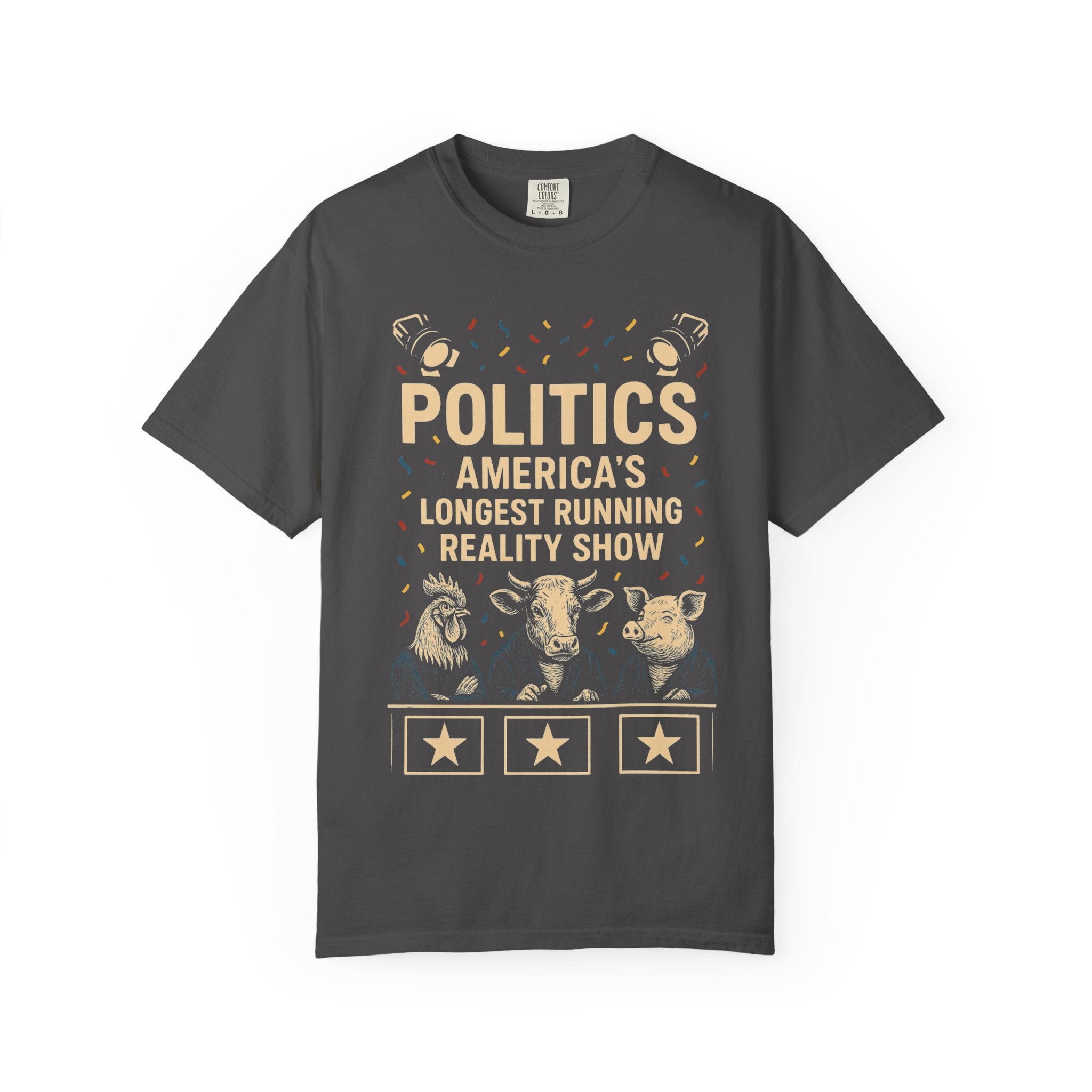 "The Ultimate Reality Show" Unisex Garment-Dyed T-shirt